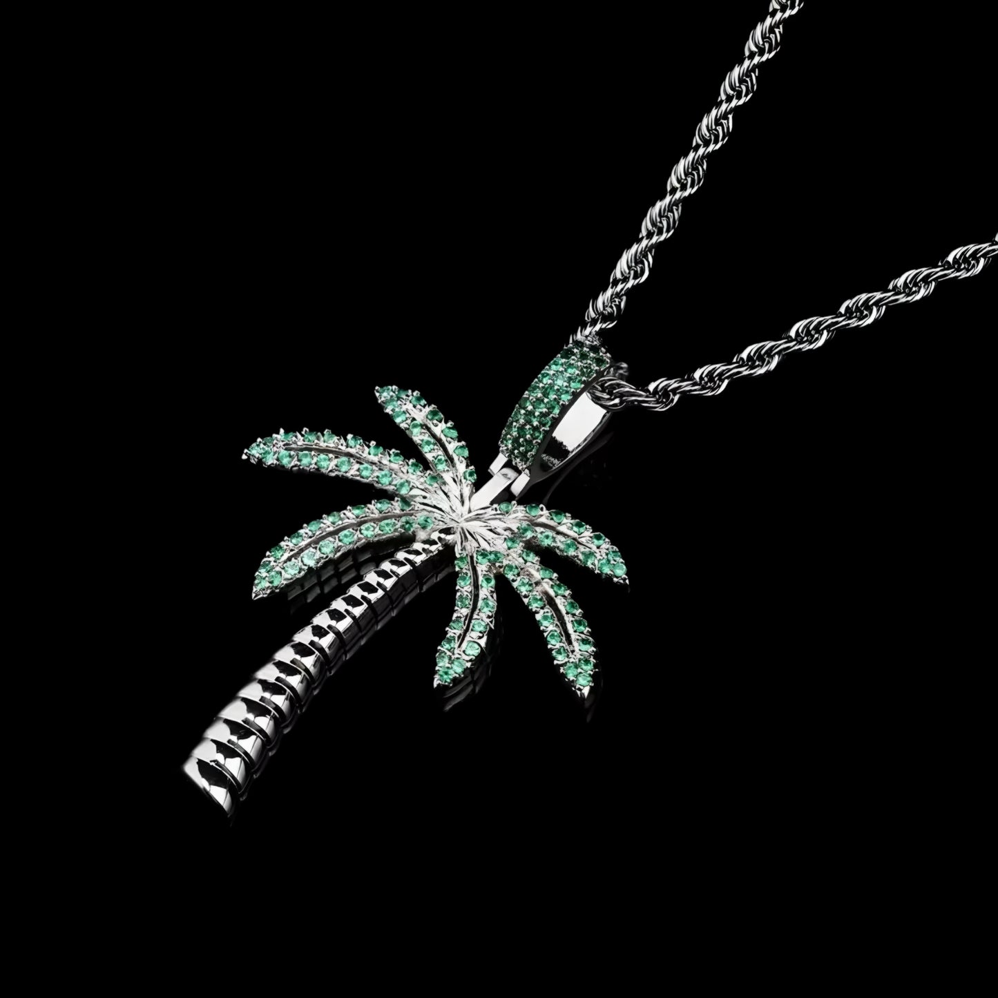 PENDENTE PALM - ORO 18 CARATI