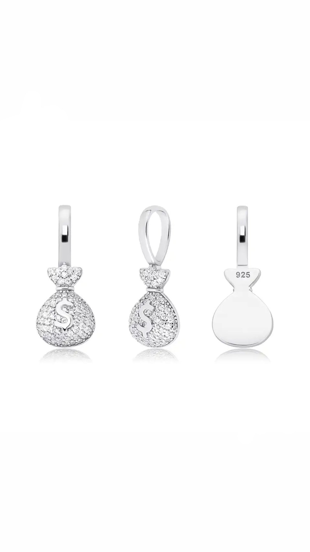 Pendente Money Bag - Argento 925