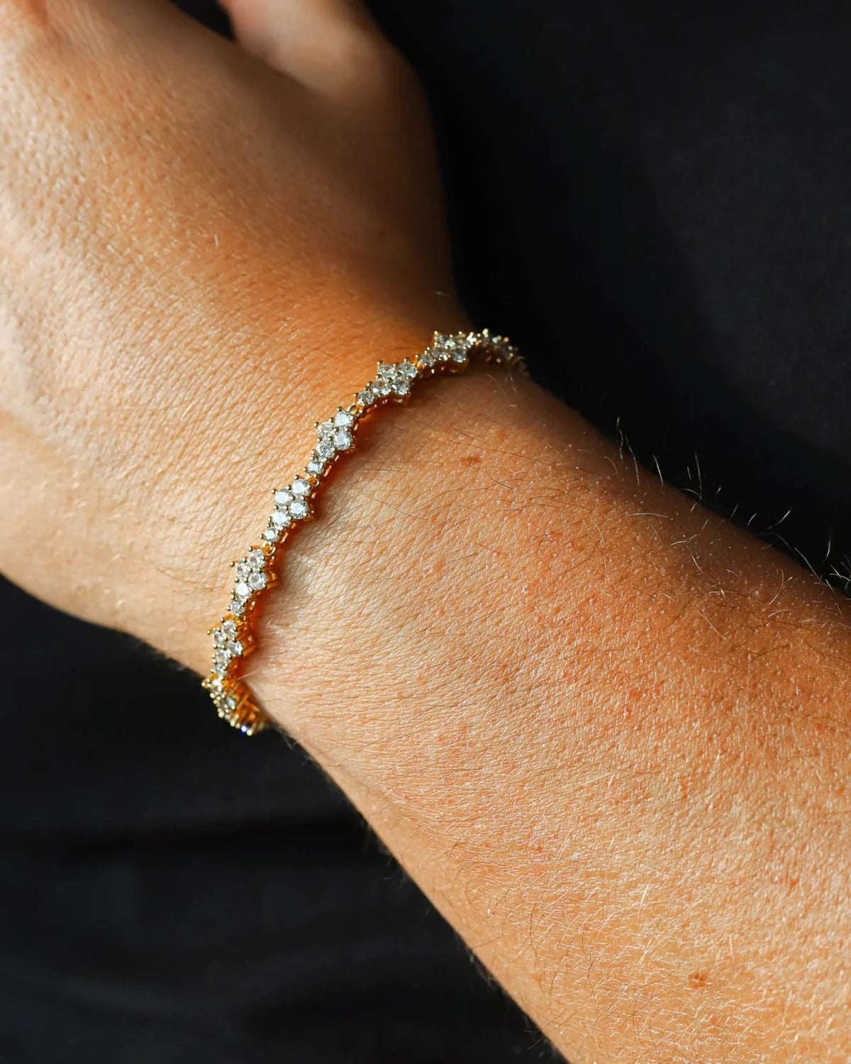 BRACCIALE HONEYCOMB 3MM - ORO 18 CARATI