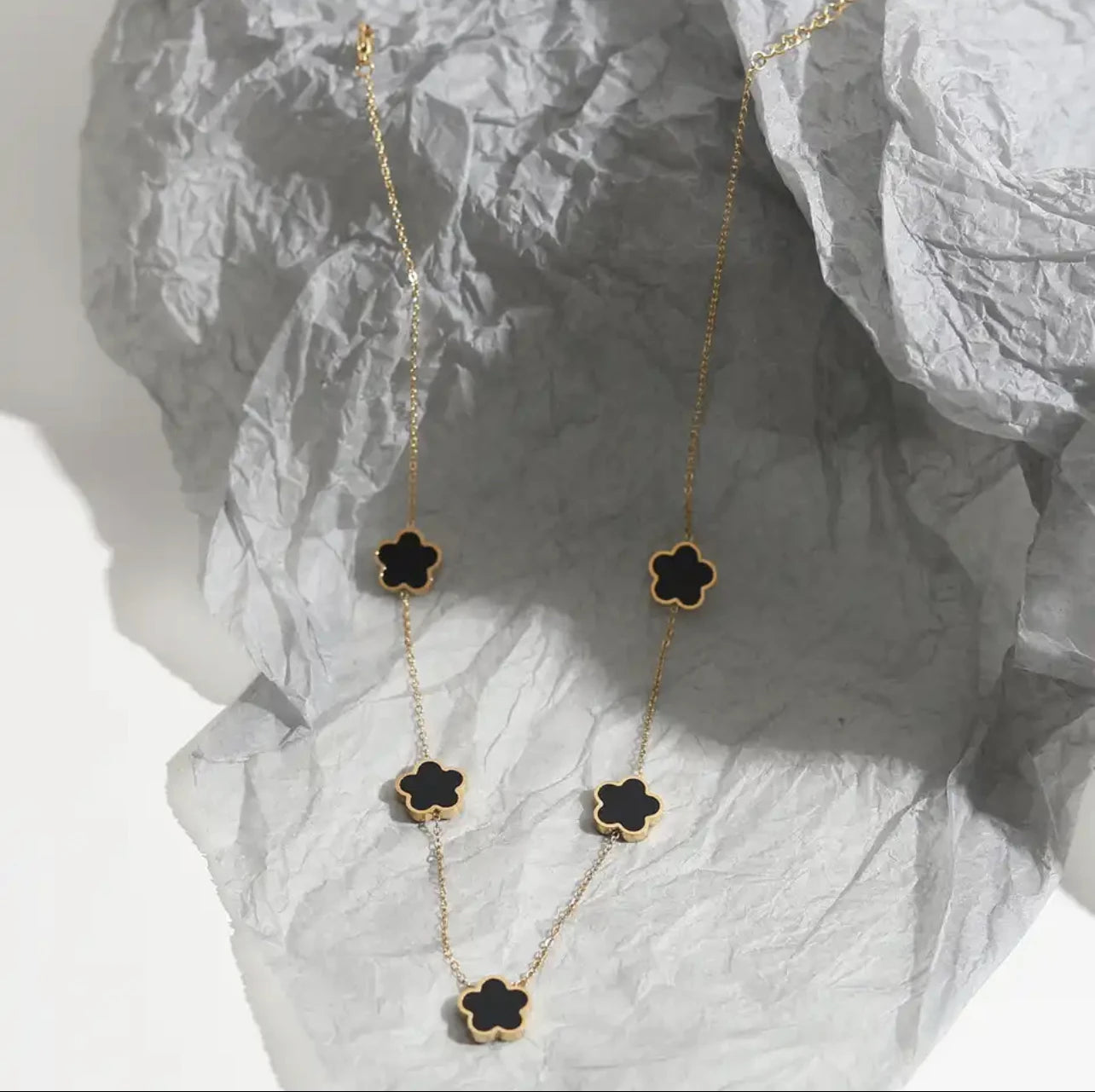 Collana Five Flower - Oro 14K