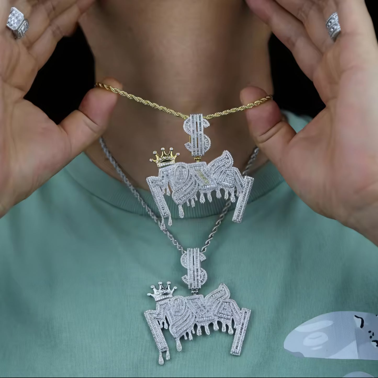 PENDENTE MONEY CROWN