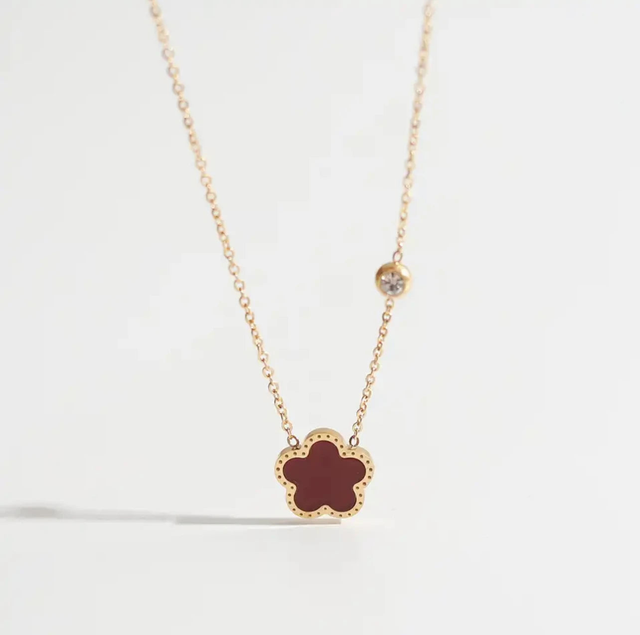 Collana One Flower - Oro 14K