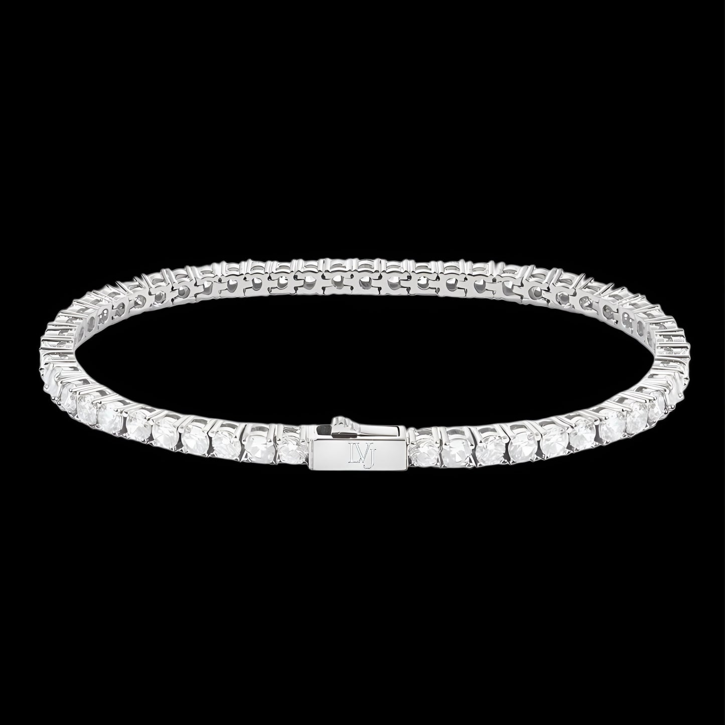 BRACCIALE TENNIS CRYSTAL 4MM - ORO 18 CARATI