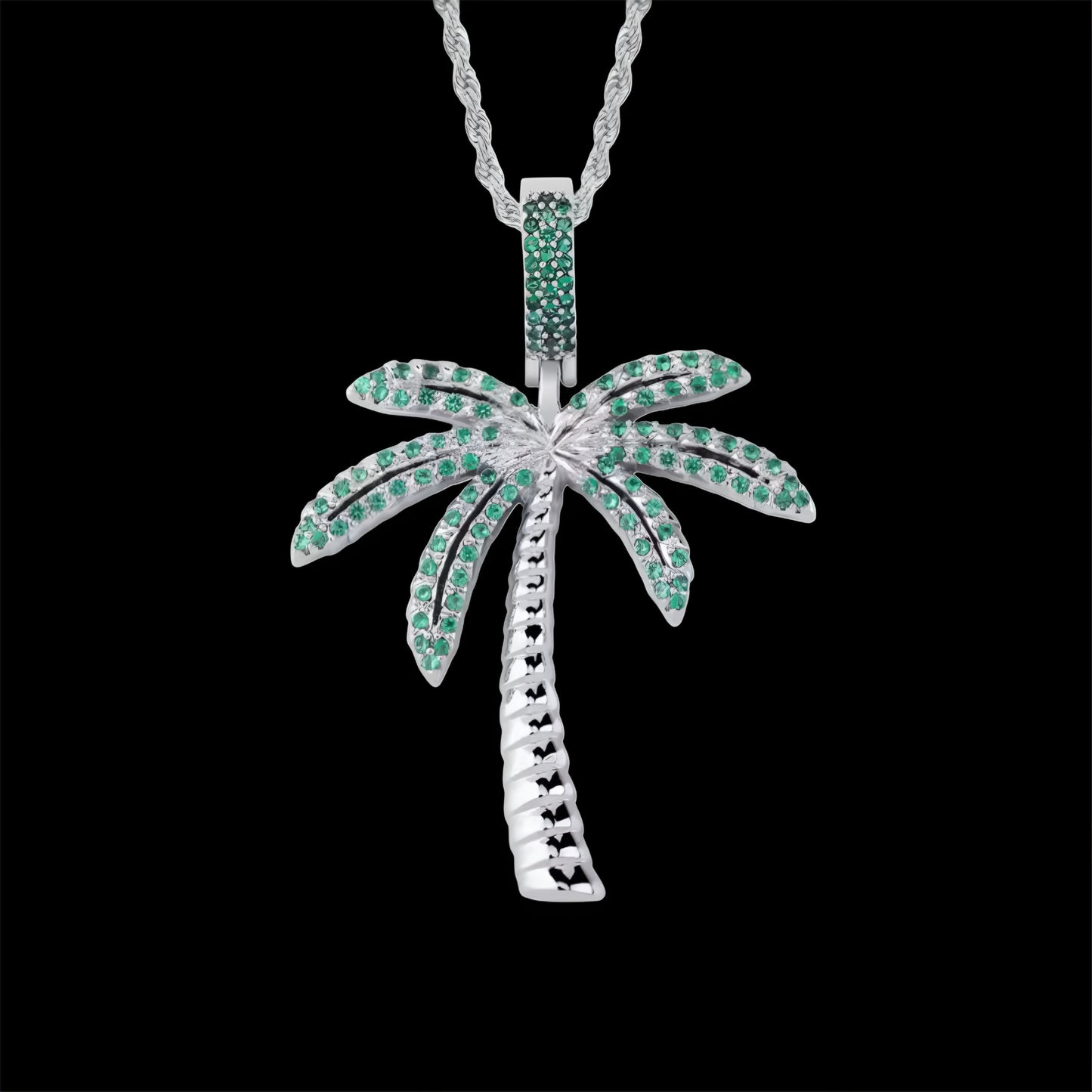 PENDENTE PALM - ORO 18 CARATI