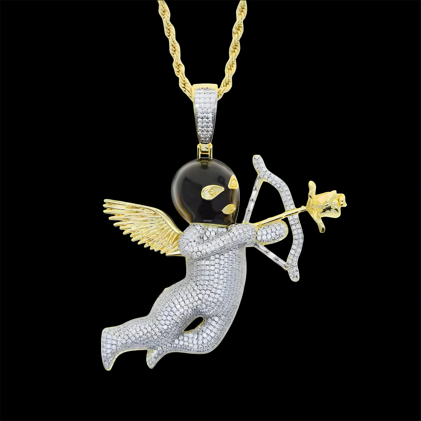 PENDENTE CUPIDO - ORO 18 CARATI