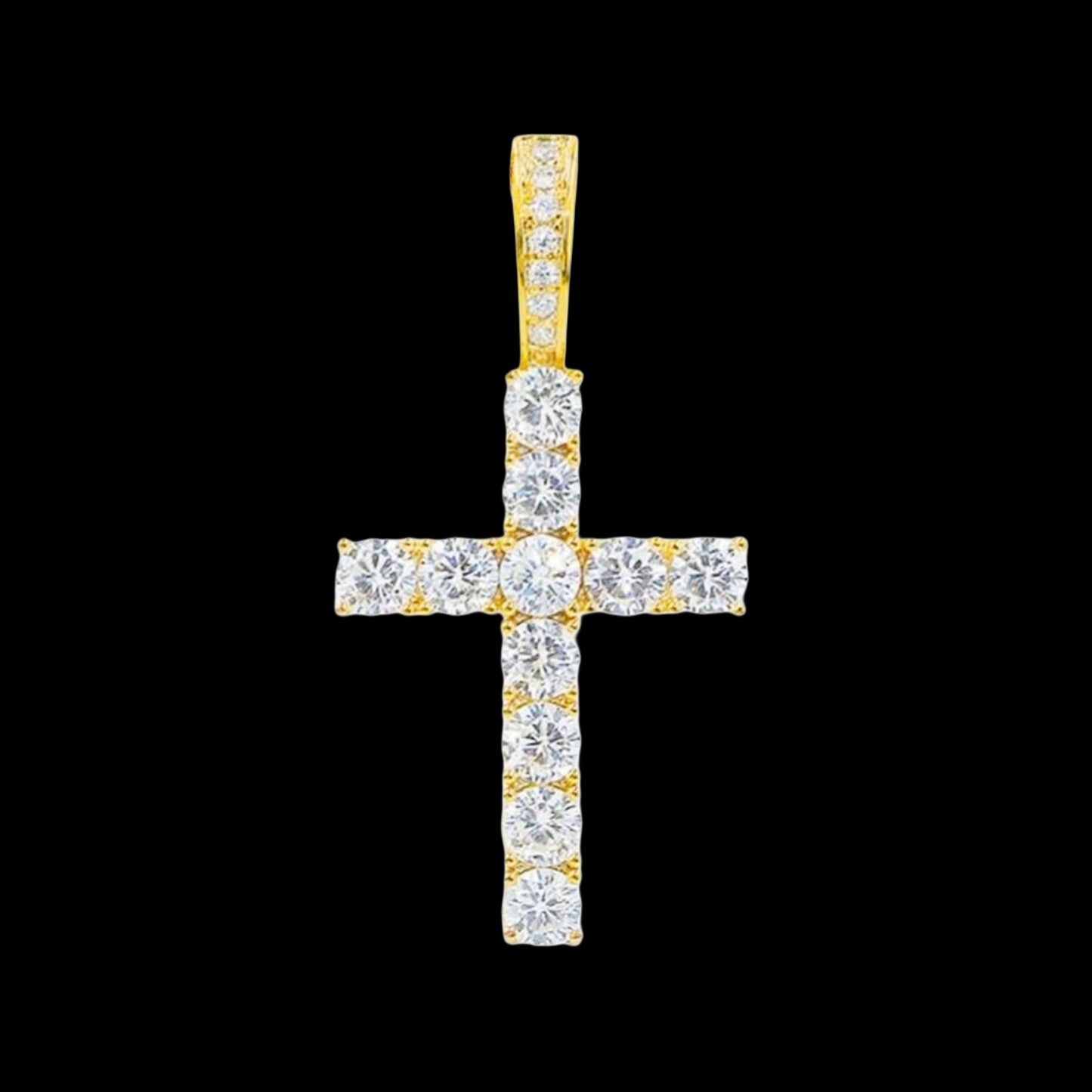 PENDENTE CROCE CLASSIC - ORO 18 CARATI