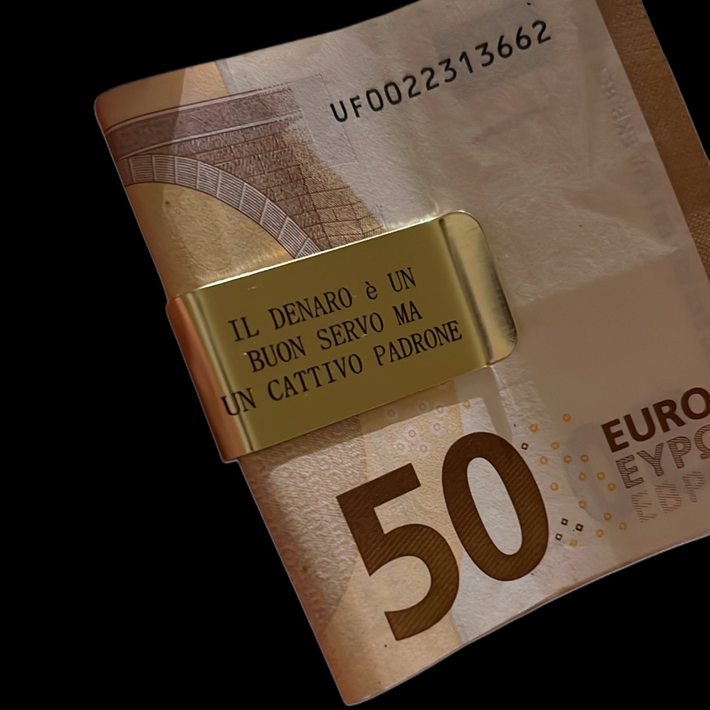 FERMASOLDI PERSONALIZZATO - ORO GIALLO 18 CARATI
