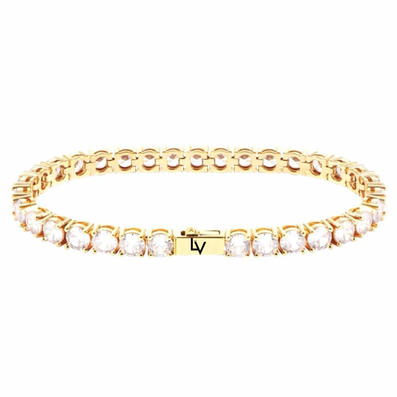 Bracciale Tennis Crystal 5mm - Oro 18K