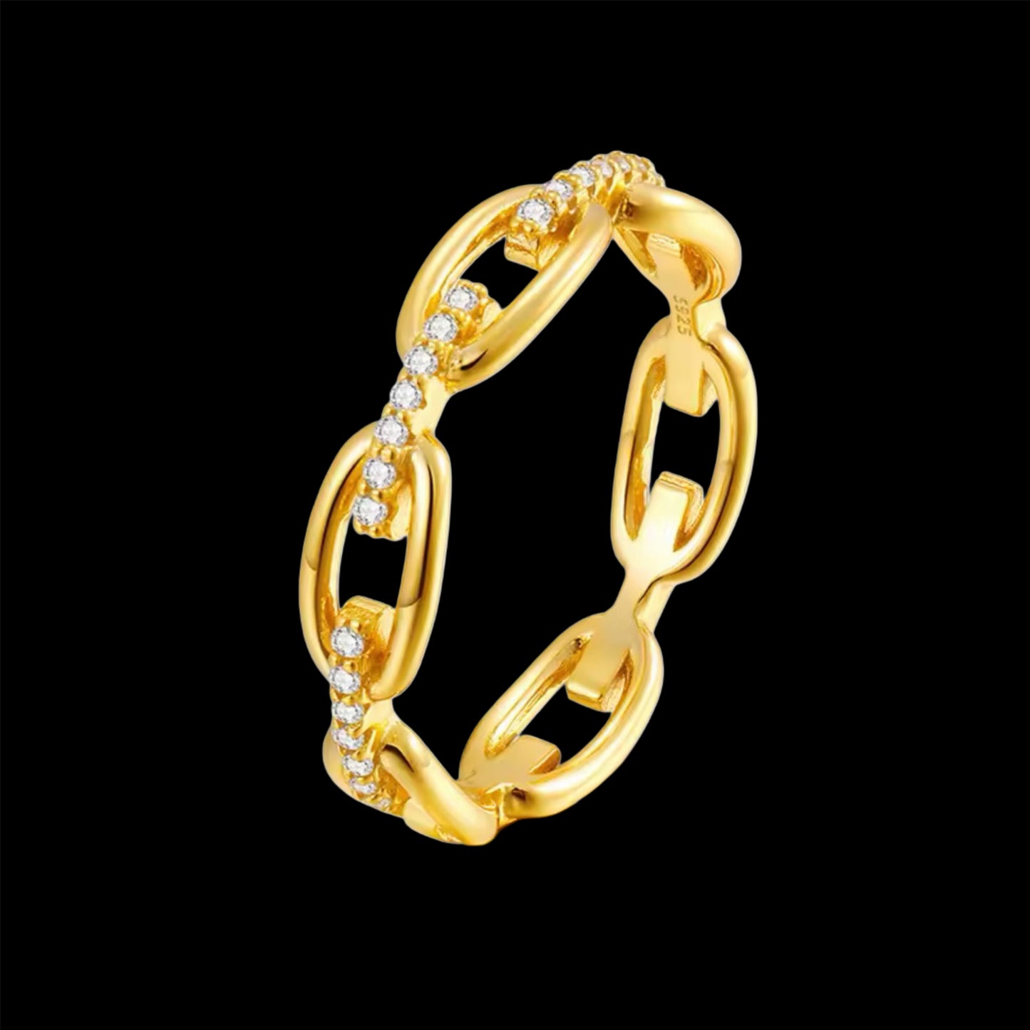 ANELLO TWIST DIAMOND - ARGENTO 925