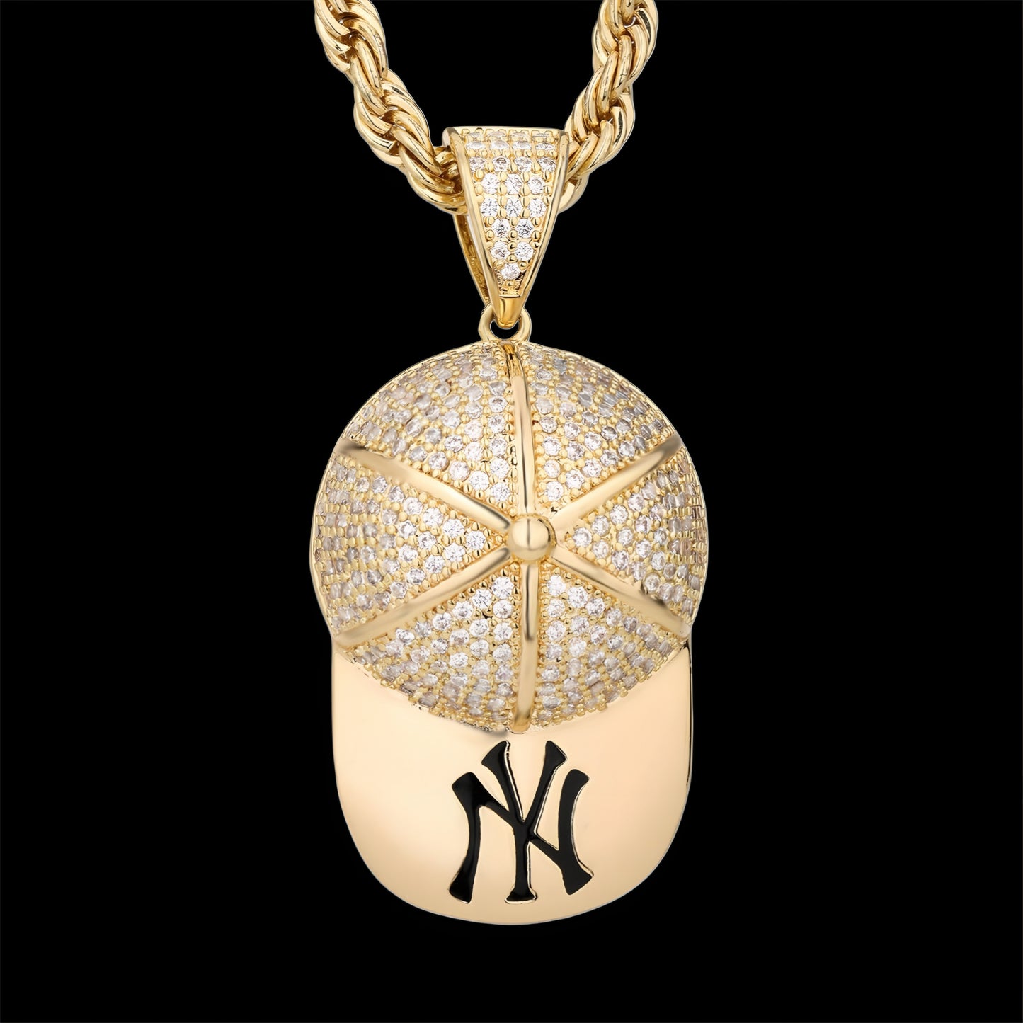 PENDENTE NY CAP - ORO 18 CARATI
