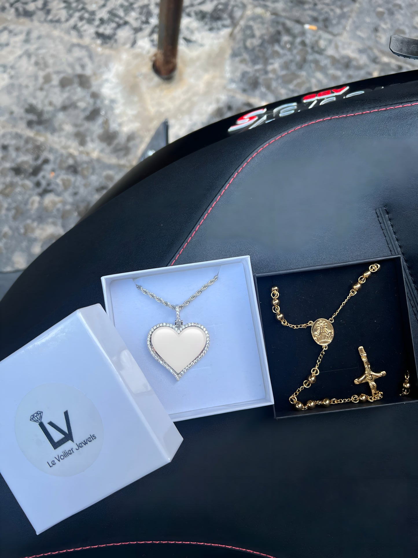 PENDENTE CUORE PERSONALIZZATO - ORO 18 CARATI