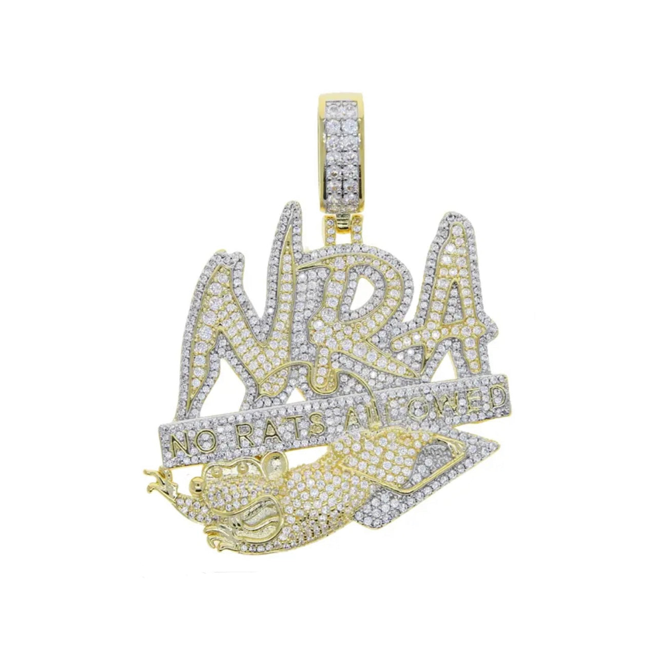 Pendente No Rats Allowed - Oro 18K