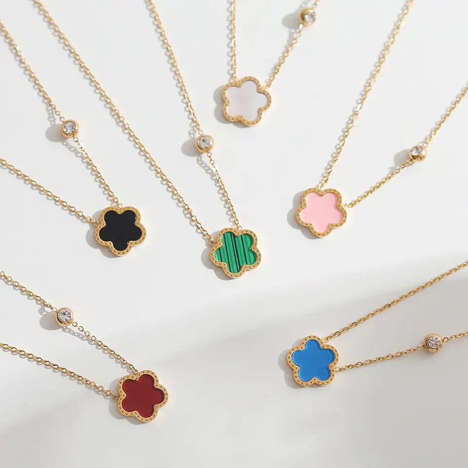 Collana One Flower - Oro 14K