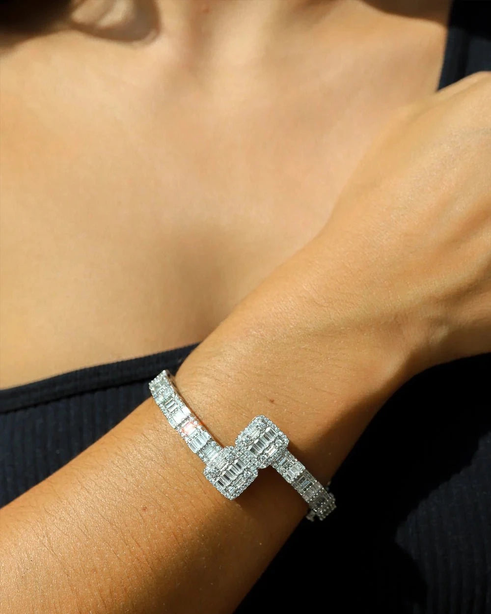 BRACCIALE ICY BANGLE - ORO 18 CARATI