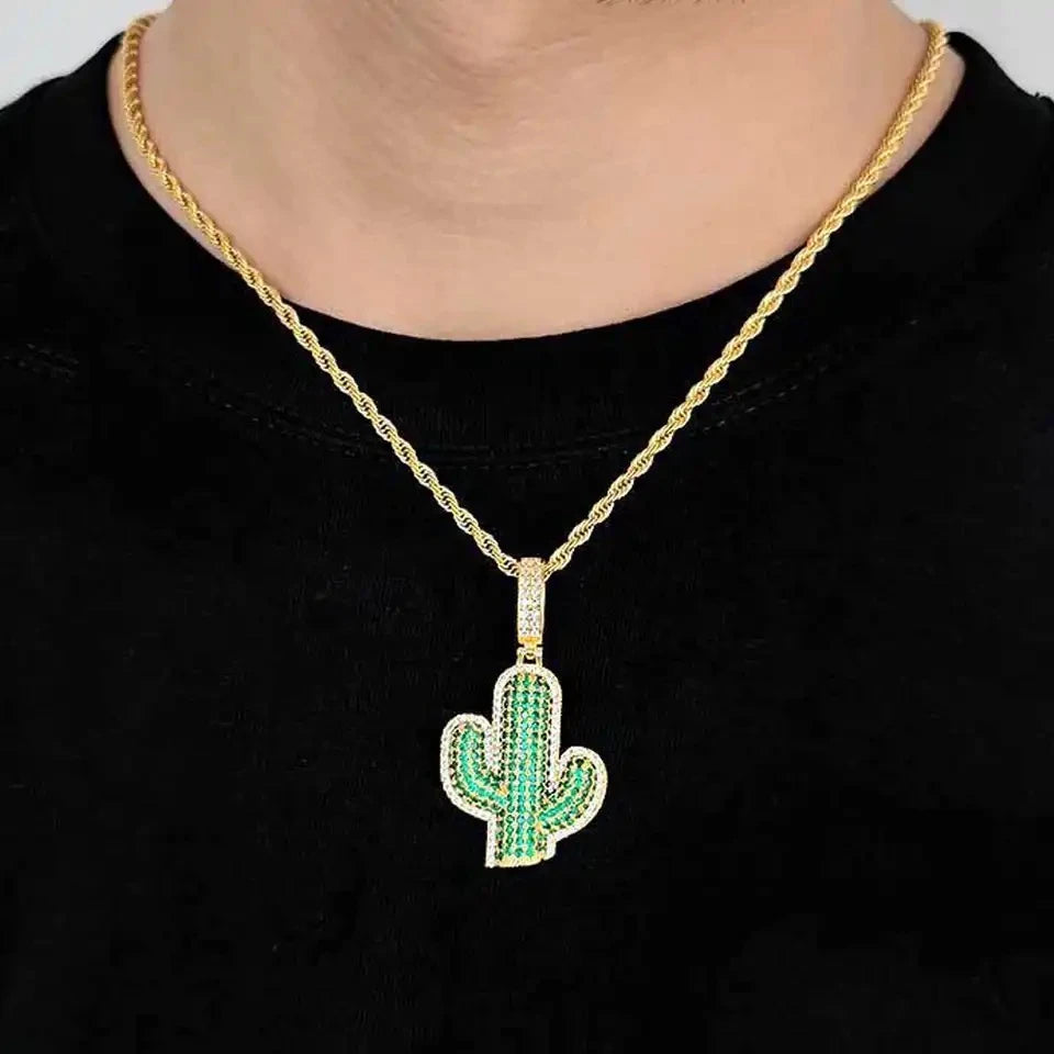 Pendente “Cactus” - Oro 18K