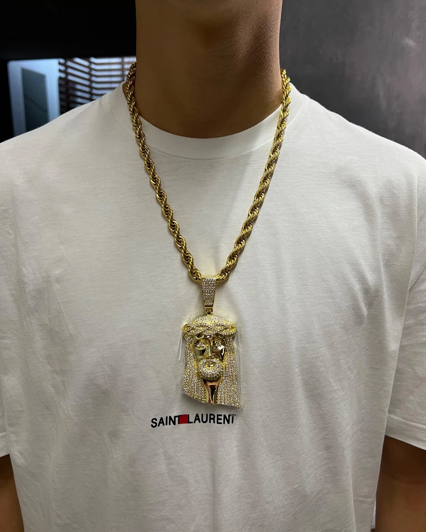 Pendente Cristo - Oro 18K
