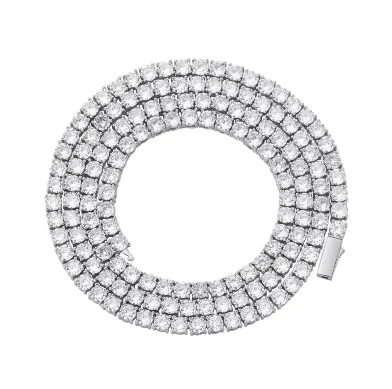 Collana Tennis Crystal - Oro 18K