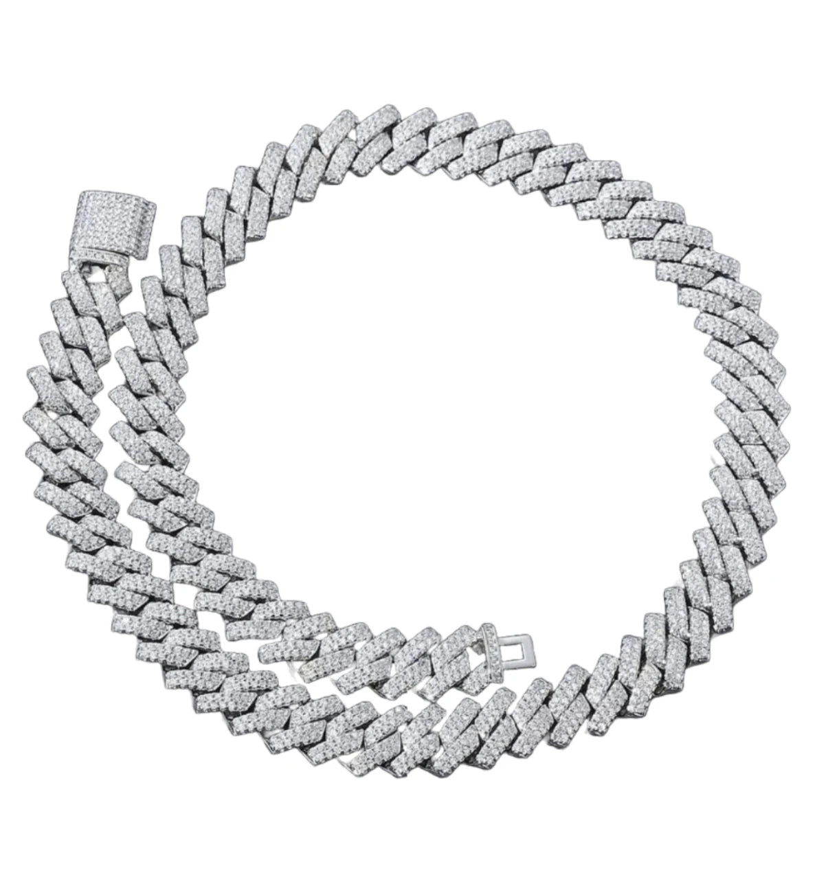 Collana Cuban Diamond 13mm - Oro 18K