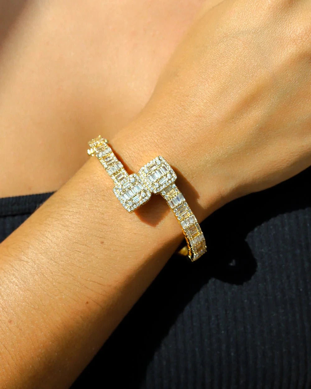 BRACCIALE ICY BANGLE - ORO 18 CARATI