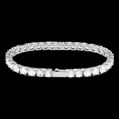 BRACCIALE TENNIS CRYSTAL 5MM - ORO 18 CARATI