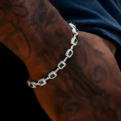 BRACCIALE ROYAL EMERALD - ORO 18 CARATI