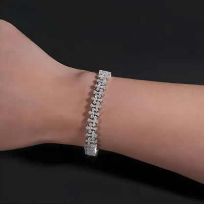 BRACCIALE ETERNAL CROSS - ORO 18 CARATI