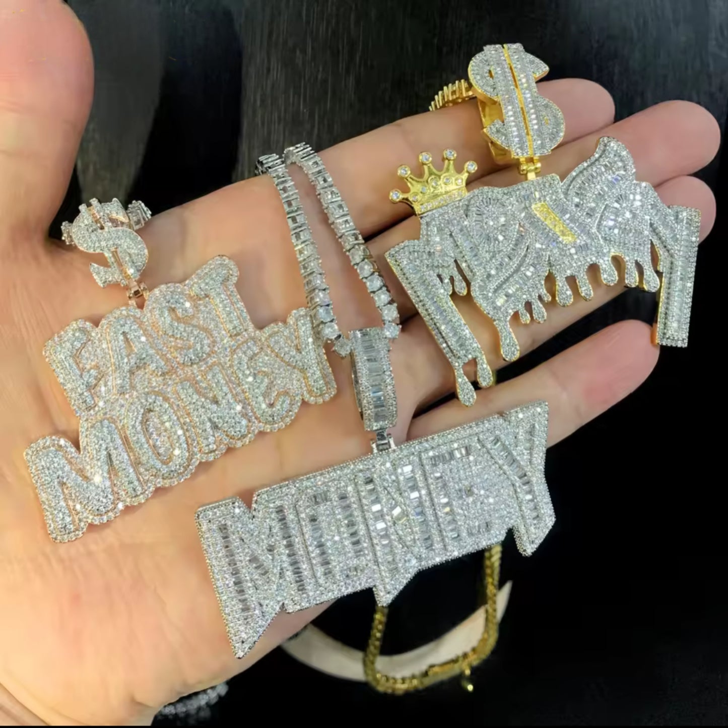 PENDENTE MONEY CROWN