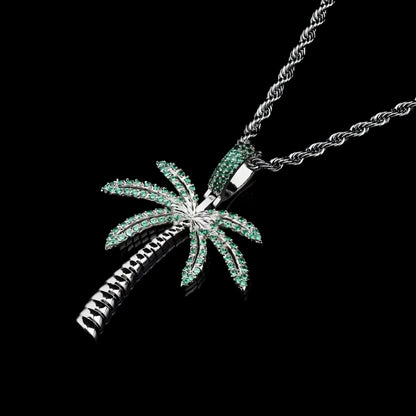 PENDENTE PALM - ORO 18 CARATI