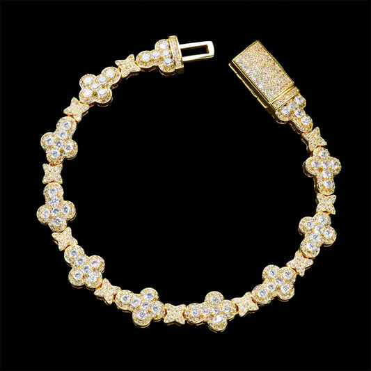 BRACCIALE ROYAL CROSS - ORO 18 CARATI