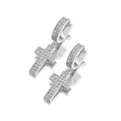 Orecchini Luxury Cross. - Oro 14K