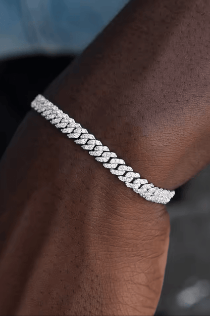 BRACCIALE CUBAN DIAMOND 6MM - ORO 18 CARATI