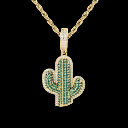 Pendente “Cactus” - Oro 18K