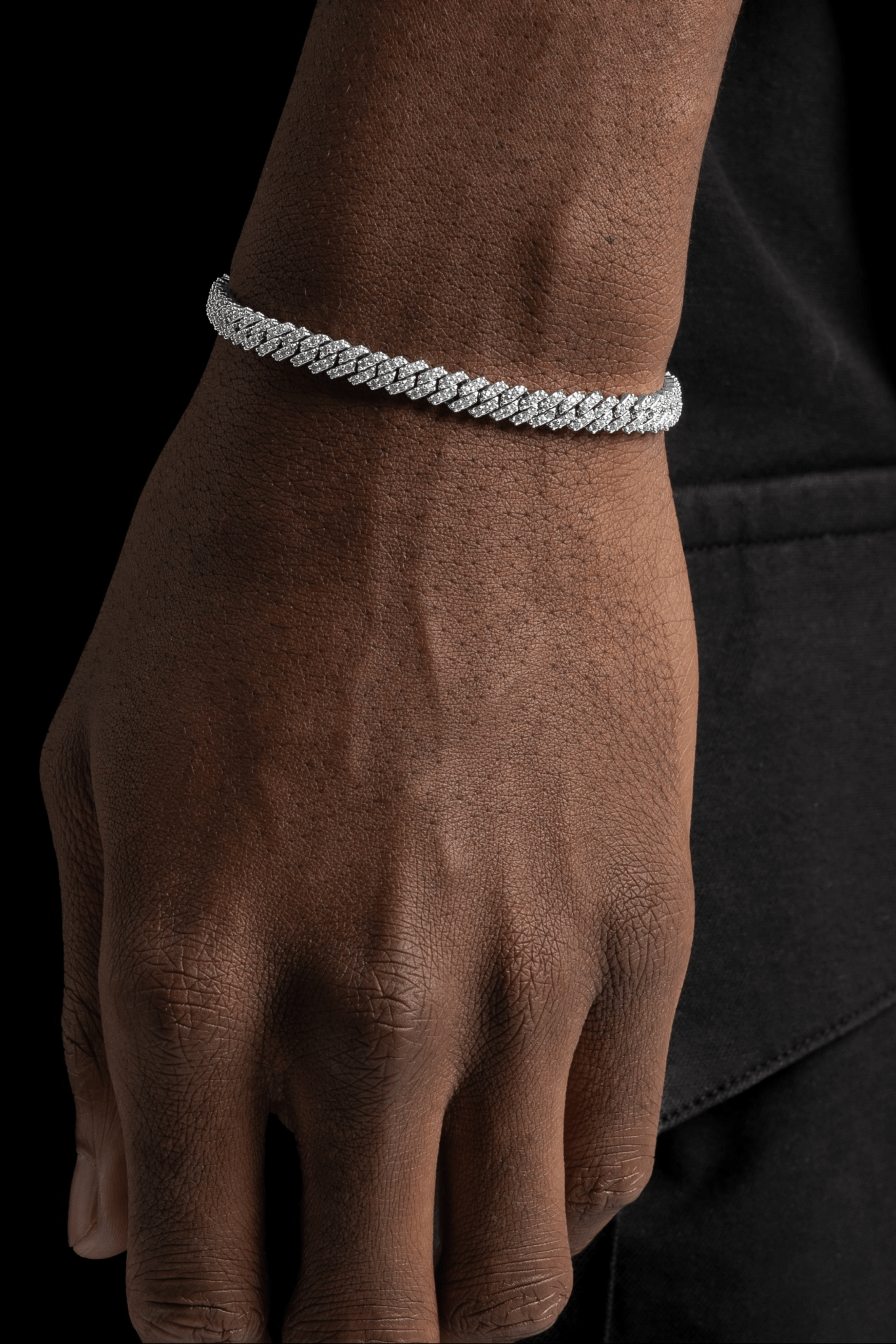 BRACCIALE CUBAN DIAMOND 6MM - ORO 18 CARATI