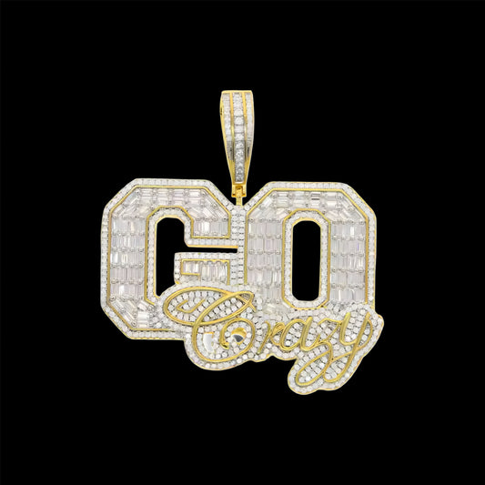 PENDENTE GO CRAZY - ORO 18 CARATI