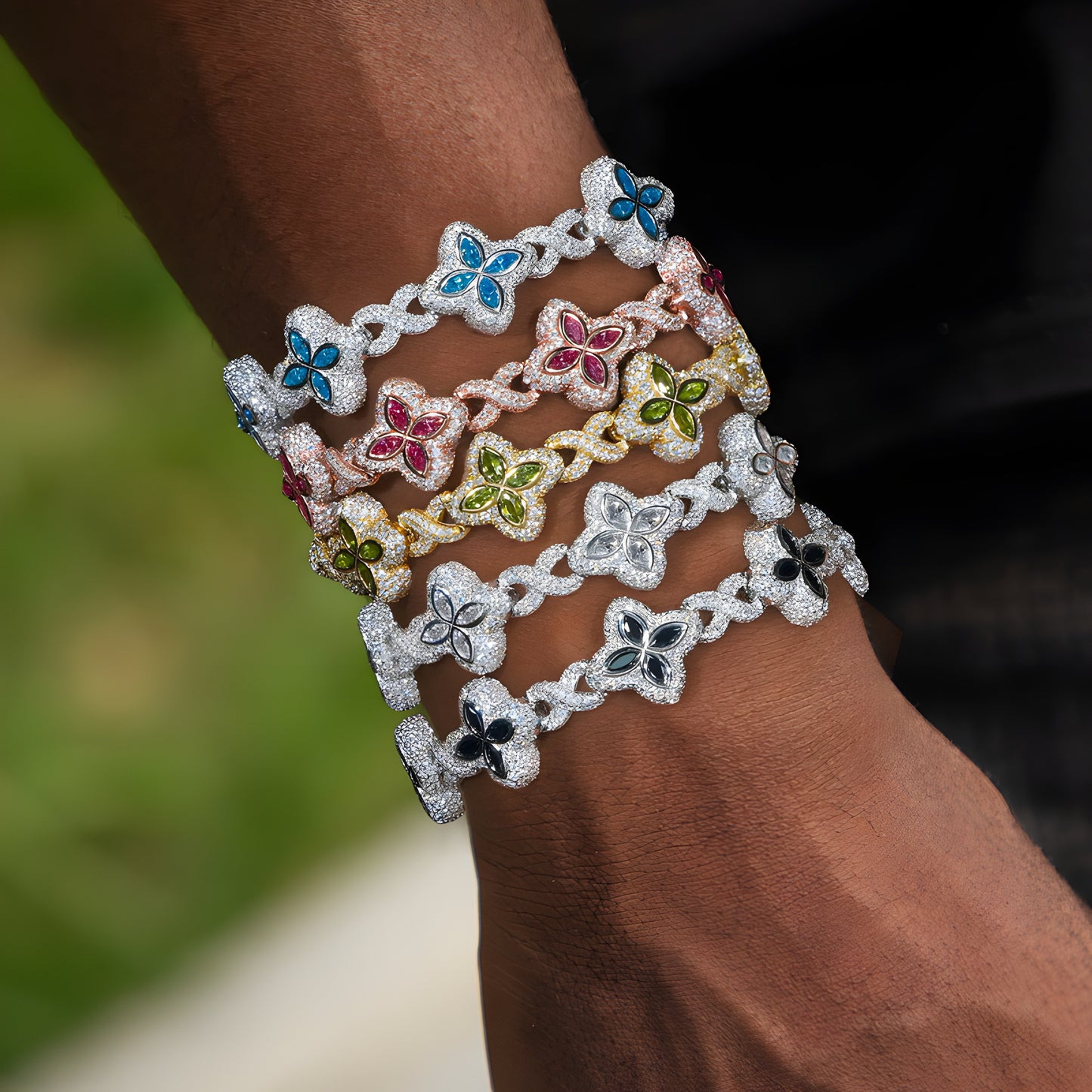 BRACCIALE INFINITY PETALS - ORO 18 CARATI