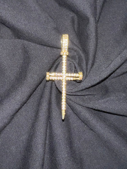 PENDENTE CROCE ICED SPIKE