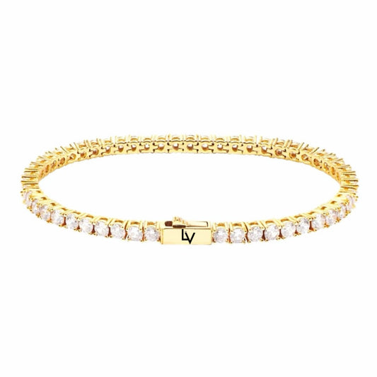 Bracciale Tennis Crystal 4mm - Oro 18K