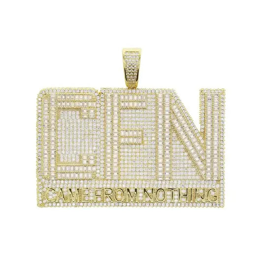 Pendente Came From Nothing - Oro 18K