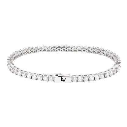 Bracciale Tennis Crystal 3mm - Oro 18K