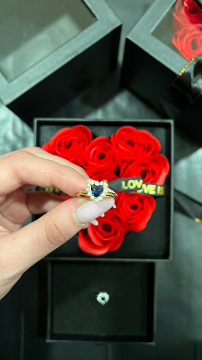 BOX SAN VALENTINO - ORO 18 CARATI