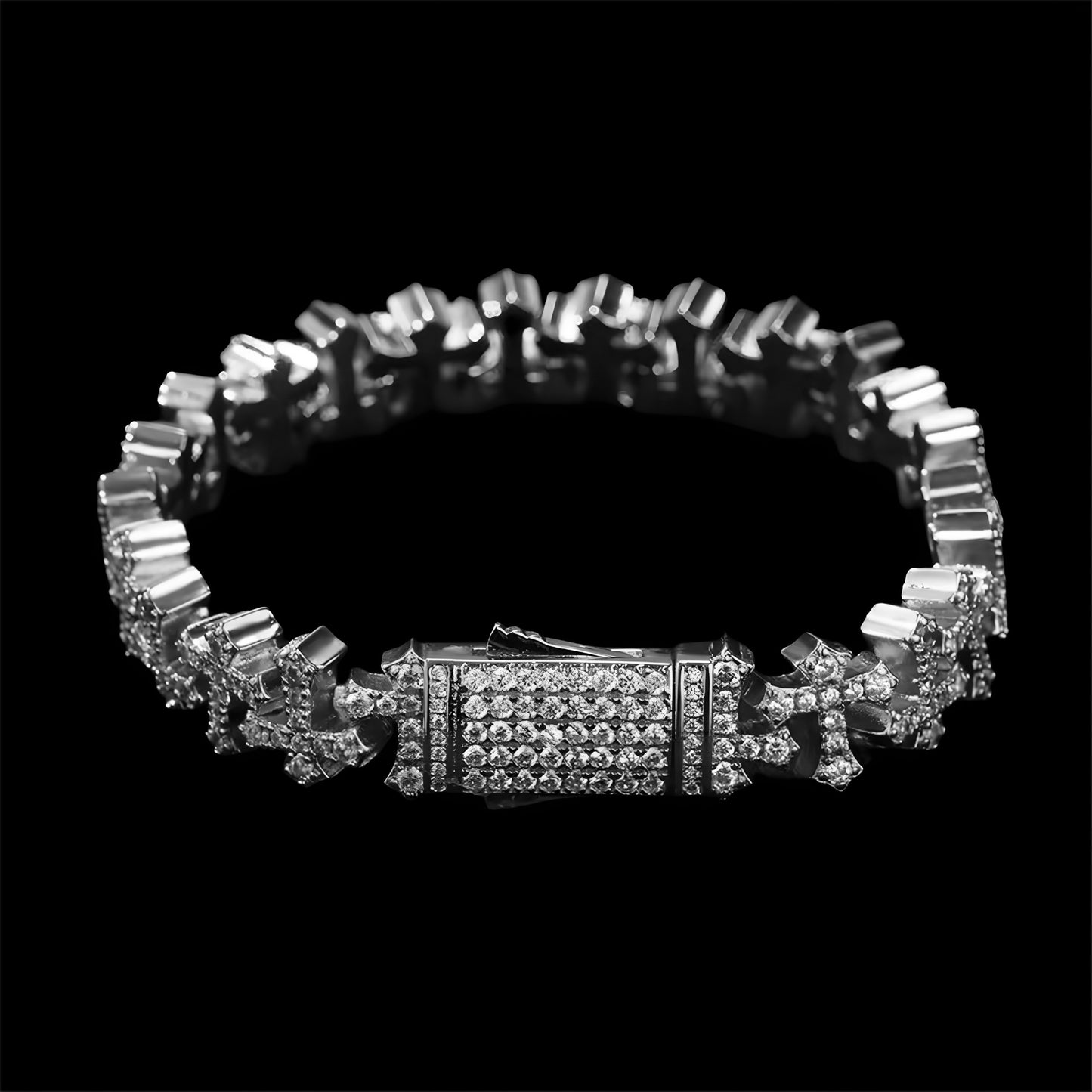BRACCIALE ETERNAL CROSS - ORO 18 CARATI