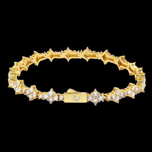 BRACCIALE HONEYCOMB 3MM - ORO 18 CARATI