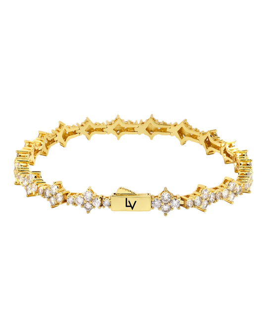 Bracciale Honeycomb 3mm - Oro 18 Carati