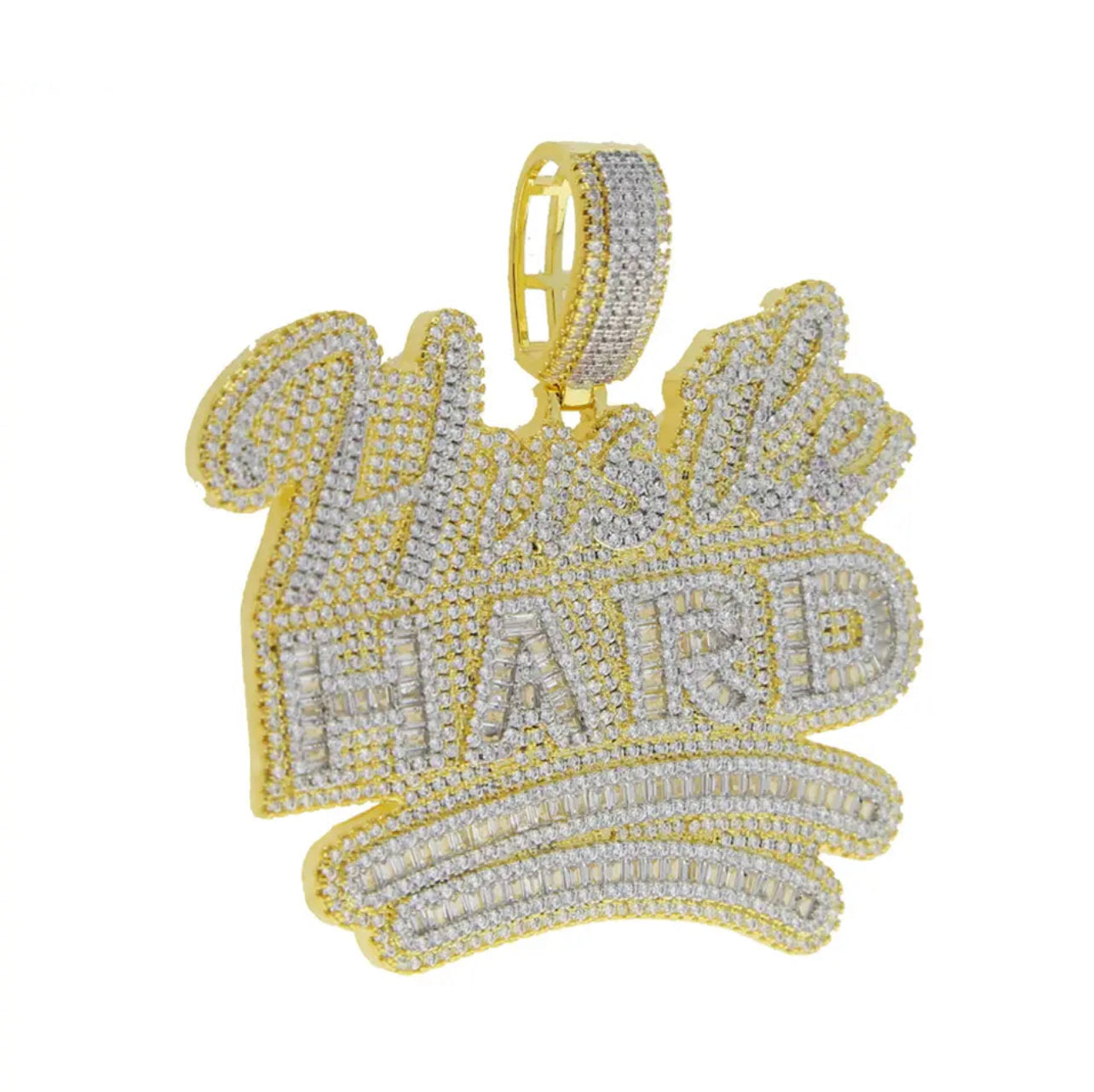 Pendente Hustle Hard - Oro 18K