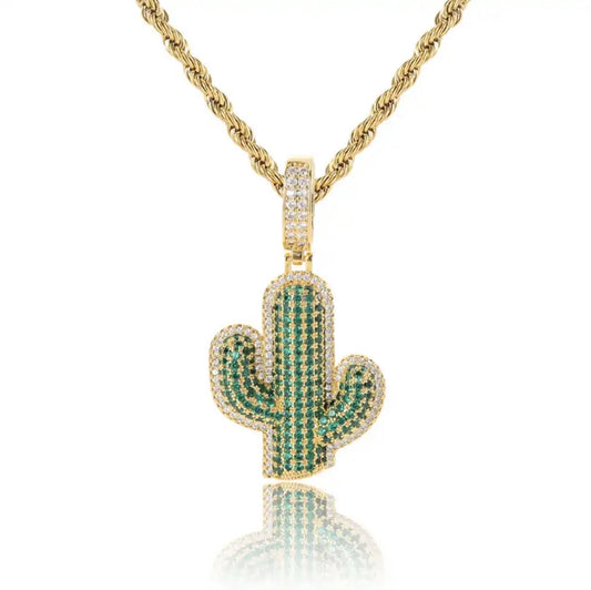 Pendente “Cactus” - Oro 18K