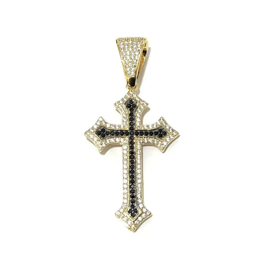 Pendente Croce Big Ghotic - Oro 18K